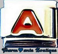 Lettre A rouge