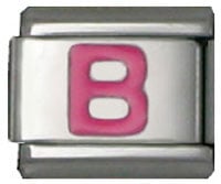 Lettre B rose 2