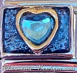 Coeur pierre bleue