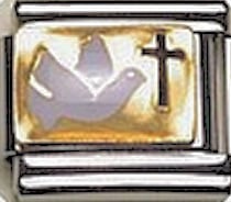 Colombe et croix