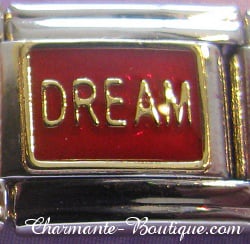 DREAM sur fond rouge