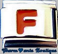 Lettre F rouge