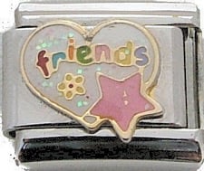 Friends et étoile rose