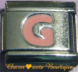Lettre G rose 1