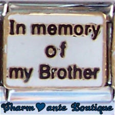 In Memory of my Brother sur fond blanc