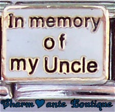 In Memory of my Uncle sur fond blanc