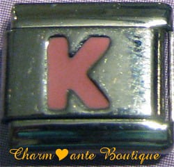 Lettre K rose 1