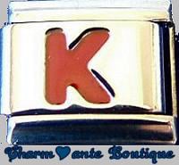 Lettre K rouge