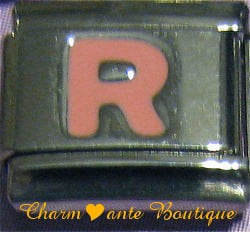 Lettre R rose 1