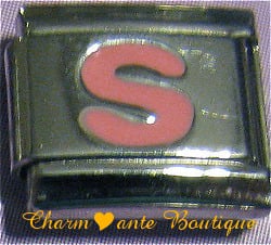Lettre S rose 1