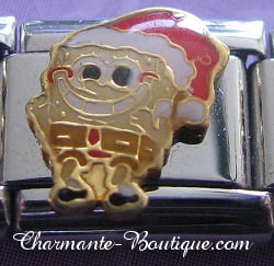 Bob l'éponge déguisé en Père Noël