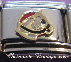 Tête de cheval avec crinière rouge