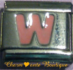 Lettre W rose 1